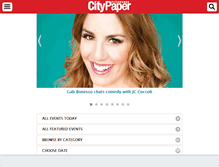 Tablet Screenshot of pghcitypaper.com